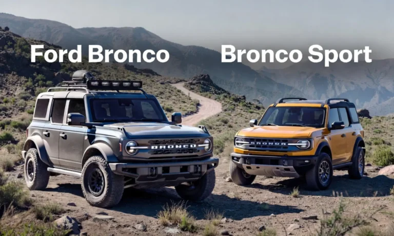 difference between bronco models