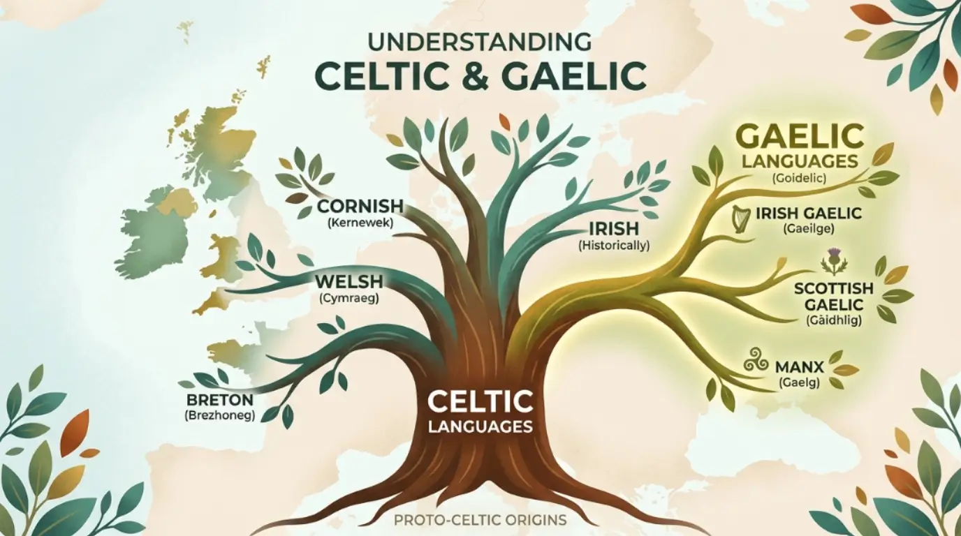 difference between celtic and gaelic