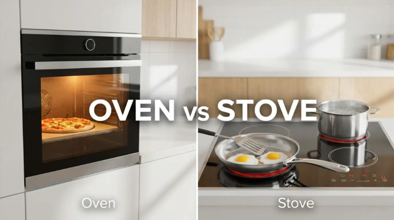 difference between oven and stove