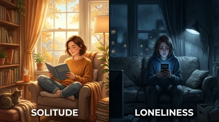 difference between solitude and loneliness