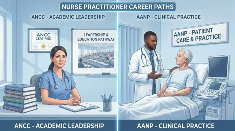 difference between ancc and aanp