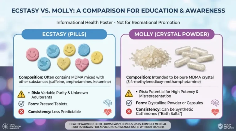 difference between ecstacy and molly
