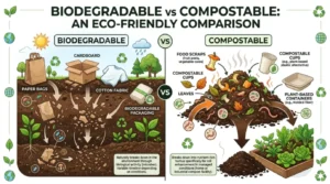 difference between biodegradable and compostable