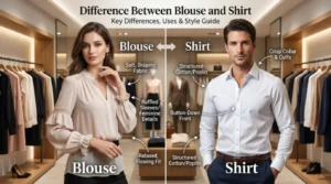 difference between blouse and shirt