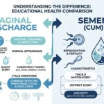 difference between discharge and cum