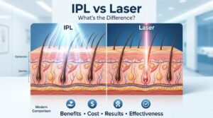 difference between ipl and laser